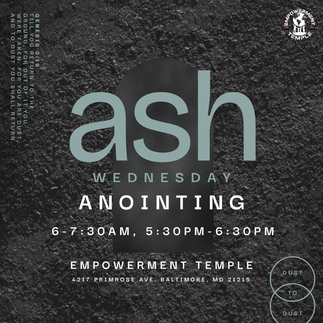 Copy of Lent Linens - Ash Wednesday Social - 1